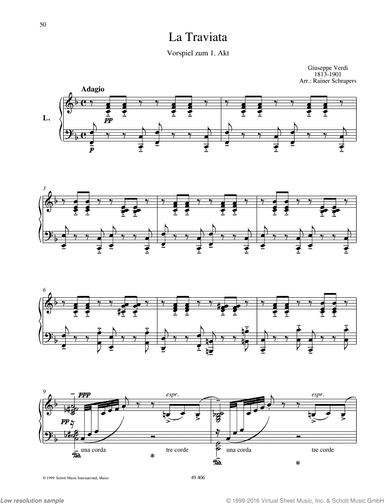 Prelude, from &quot;La Traviata&quot;
