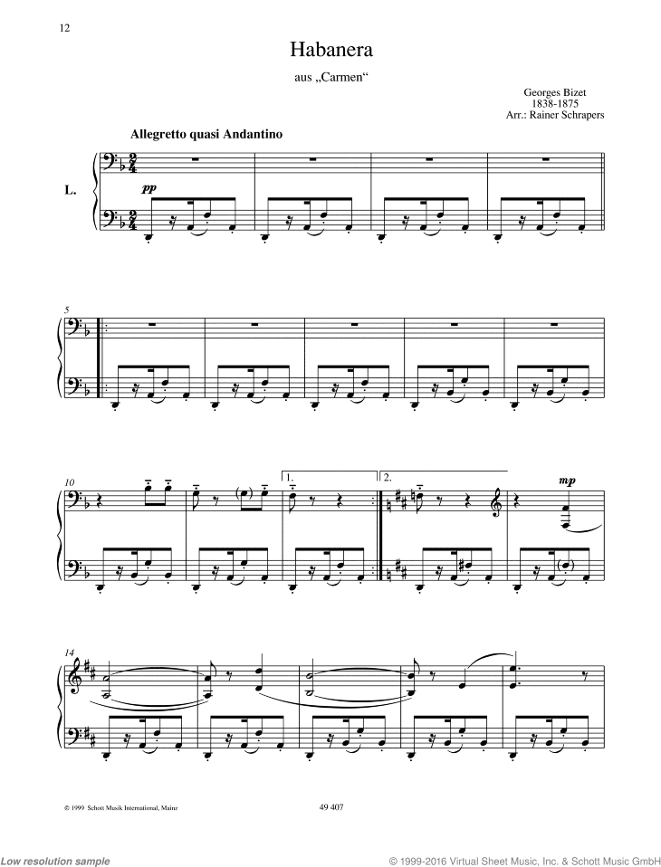 Habanera, from &quot;Carmen&quot;