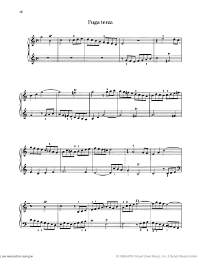 Fugue in C major, TWV 30: 23