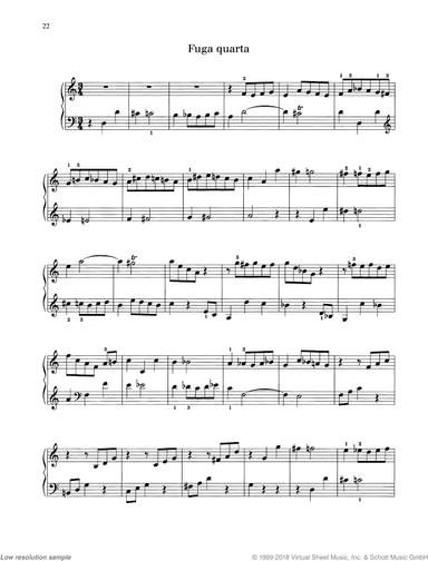 Fugue in D minor, TWV 30: 24