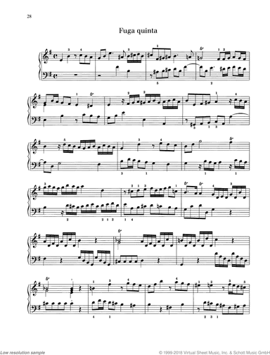 Fugue in E minor, TWV 30: 25
