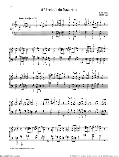 2e Prelude du Nazareen, from: Quatre Pr&eacute;ludes