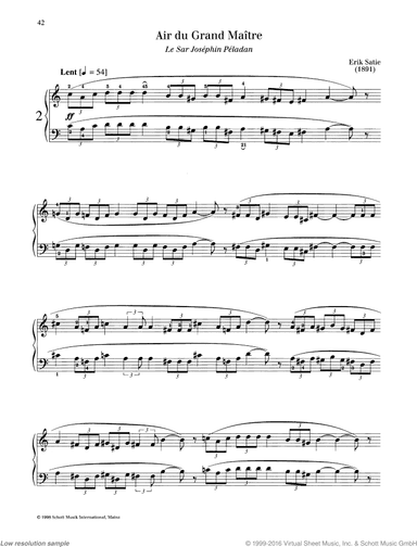 Air du Grand MaAtre, from: Sonneries de la Rose+Croix