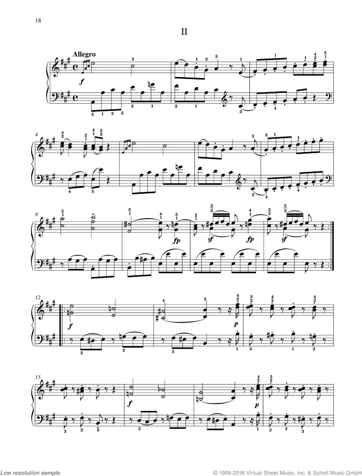 Sonatina in A major, K 439b