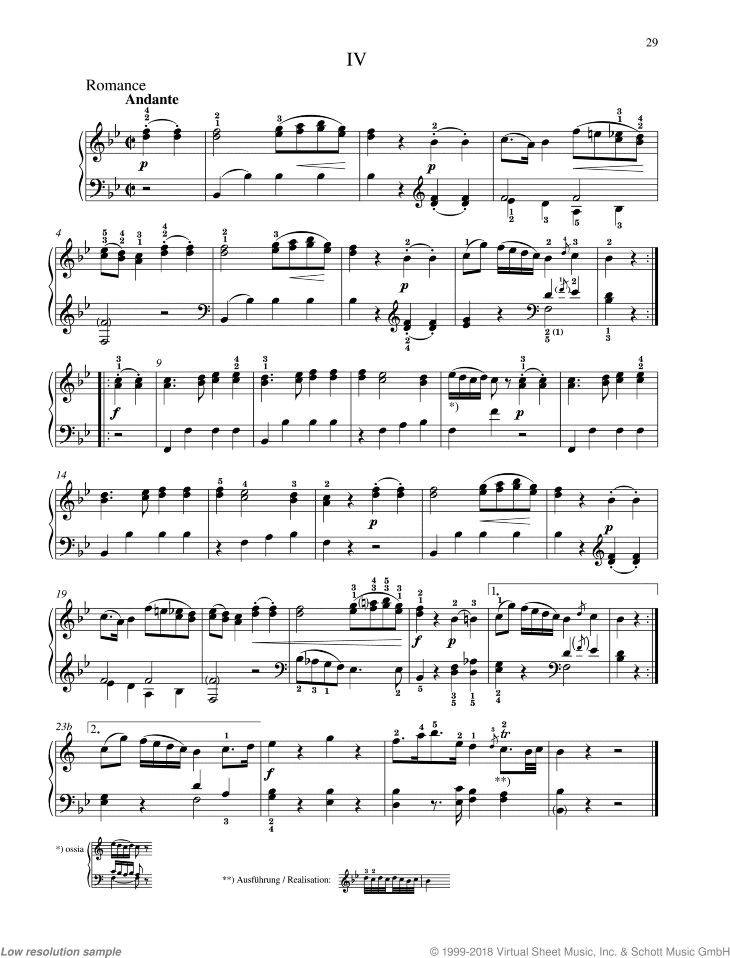 Sonatina in B-flat major, K 439b