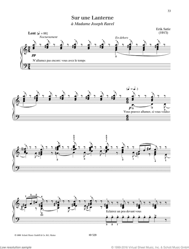 Sur une Lanterne, from: Descriptions automatiques
