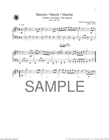 March in D major, BWV Anh. 122