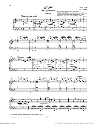 Eglogue (Hirtenweise)