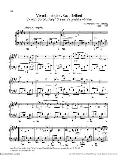 Venetian Gondola Song