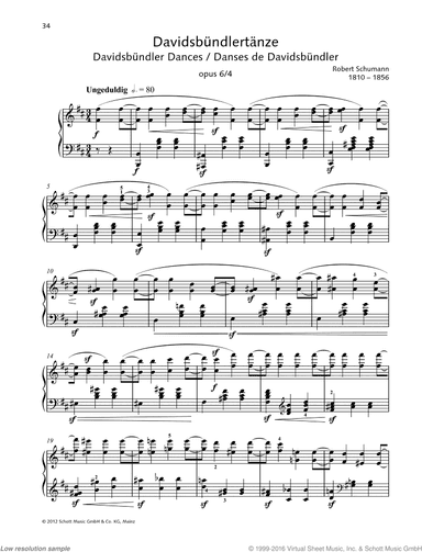 Davidsbundler Dances, Op. 6 No. 4