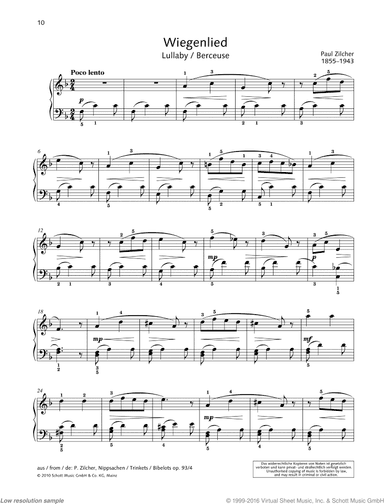 Lullaby, from Trinkets, Op. 93 No. 4