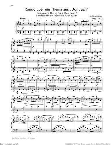 Rondo on a Theme from "Don Juan", Op. 31 No. 1