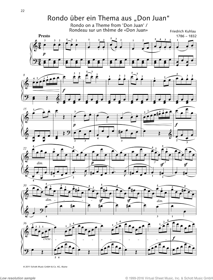 Rondo on a Theme from "Don Juan", Op. 31 No. 1