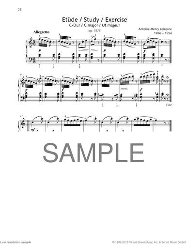 Study in C major, Op. 37 No. 6