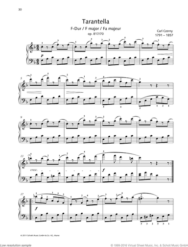 Tarantella in F major, Op. 817 No. 70