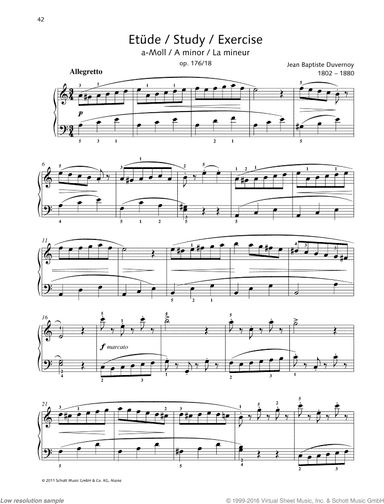Study in A minor, Op. 176 No. 18