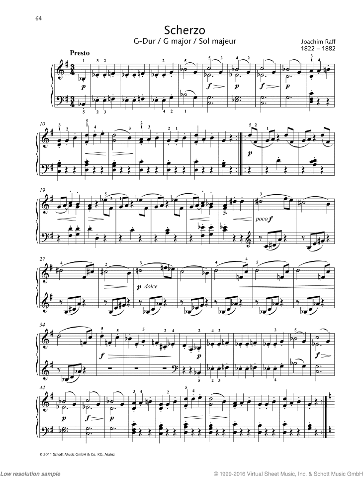 Scherzo in G major, Op. 99 No. 3