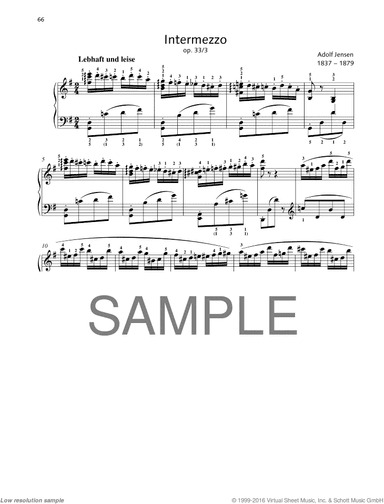 Intermezzo, Op. 33 No. 3