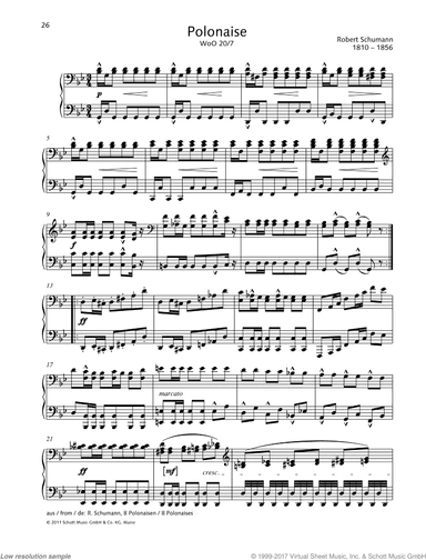 Polonaise, from: 8 Polonaises, WoO 20 No. 7