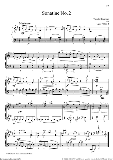 Sonatina No. 2, Op. 70 No. 2