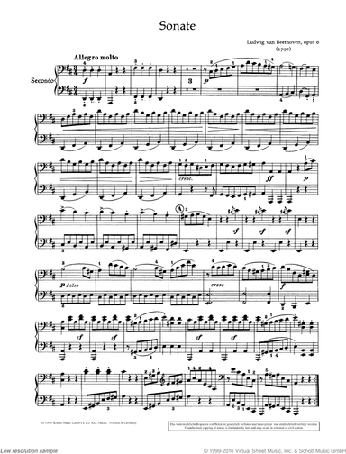 Sonata facile in D major, Op. 6