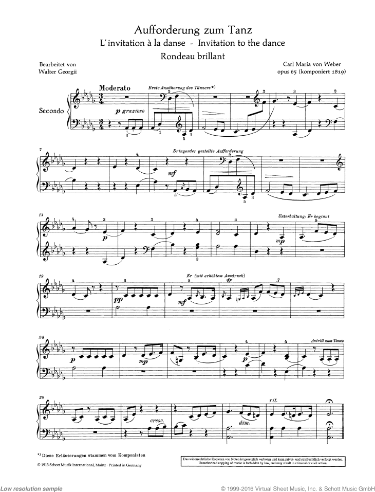 Invitation to the Dance, Op. 65, Rondeau brillant