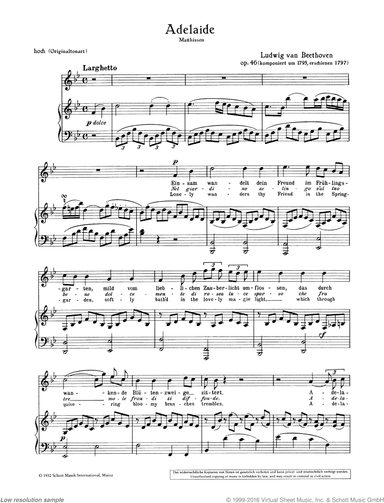 Adelaide, Op. 46