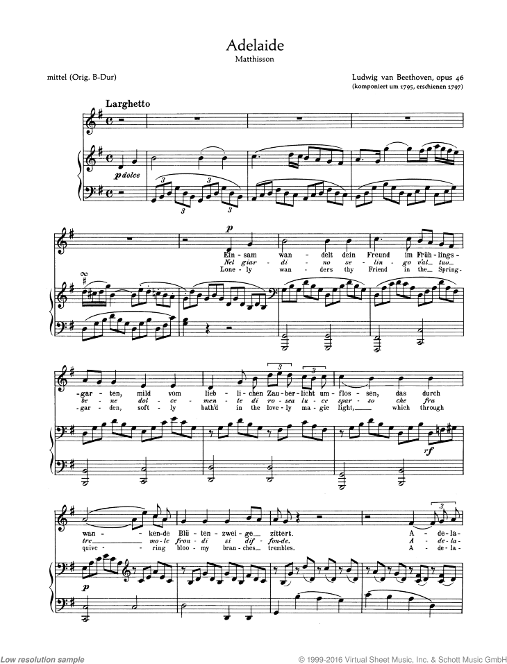 Adelaide, Op. 46