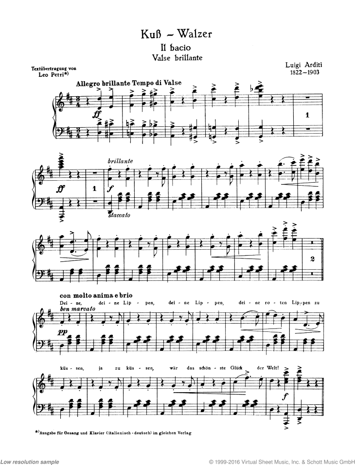 Il Bacio, Kiss Waltz