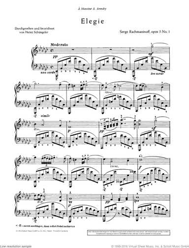 Elegie, Op. 3/1
