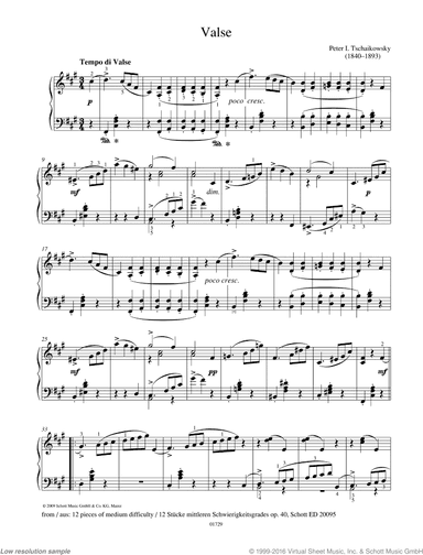 Valse in F-sharp minor, Op. 40/9