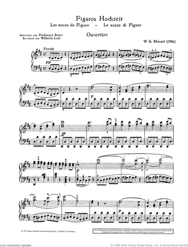 The Marriage of Figaro, K. 492, Overture