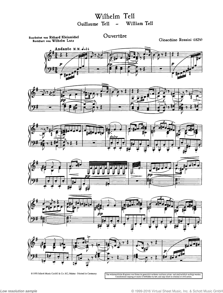 William Tell, Overture