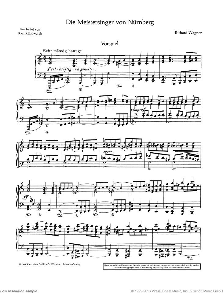 The Master-Singers of Nuremberg, WWV 96, Prelude (Act 1)