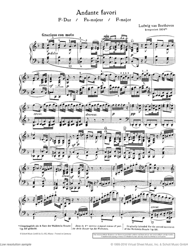 Andante favori in F major, WoO 57