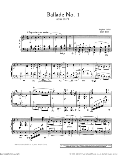 Ballade No. 1 in D major, Op. 115