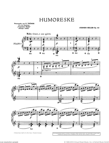 Humoreske, Op. 112
