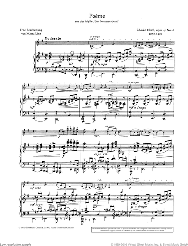 Poeme, Op. 41/6