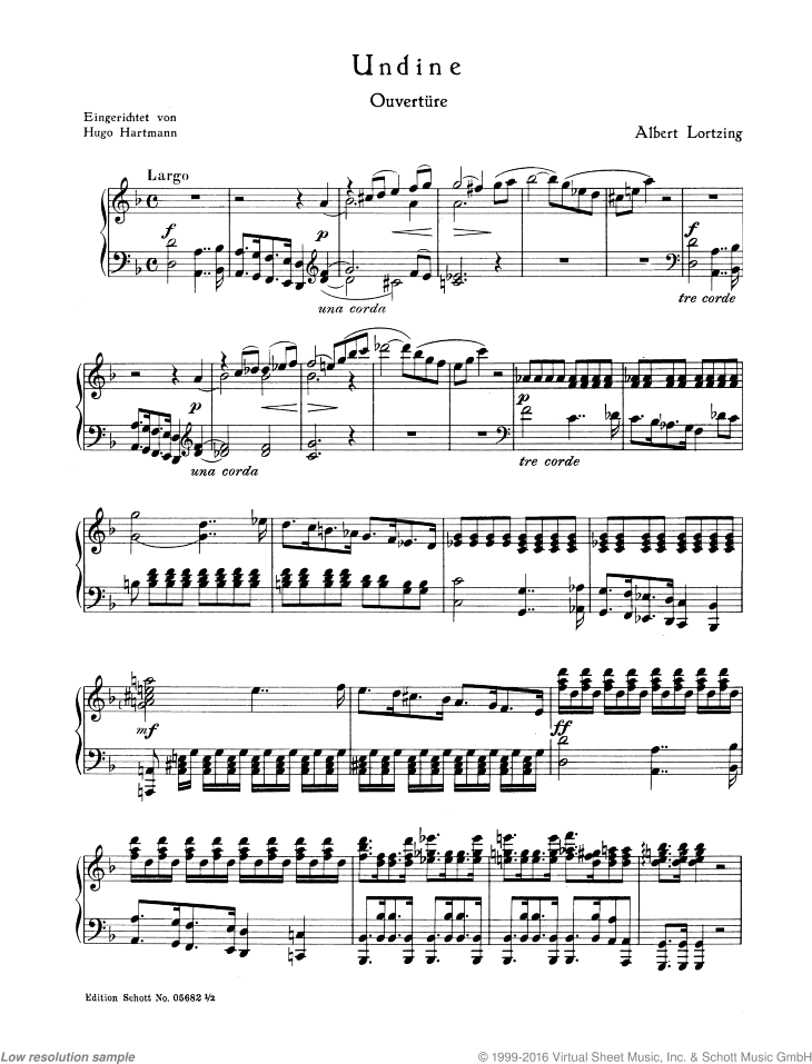 Undine, Overture