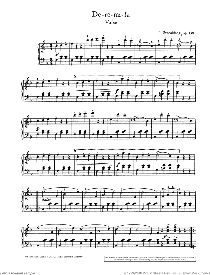 Do-re-mi-fa, Op. 138