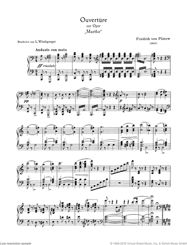 Martha, Overture