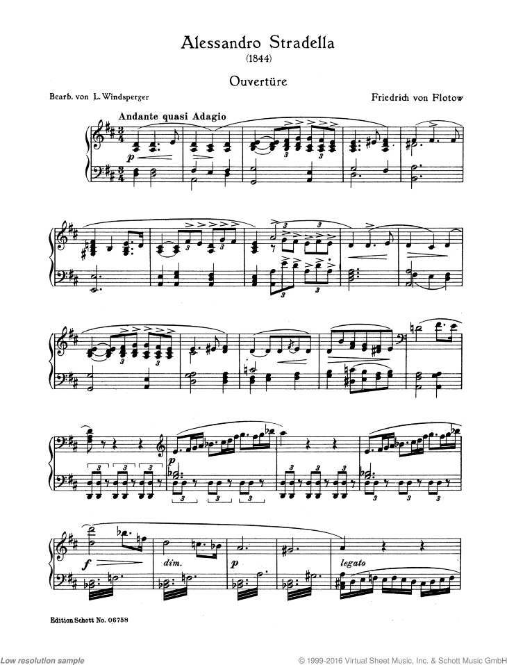 Alessandro Stradella, Overture