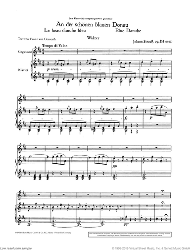 Blue Danube, Op. 314, Waltz