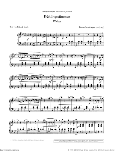 Fruhlingsstimmen, Op. 410, Waltz