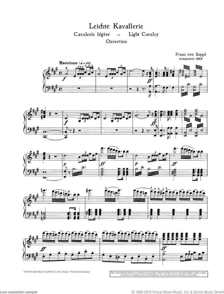 Leichte Kavallerie, Overture