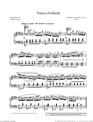 Polacca brillante in E major, Op. 72