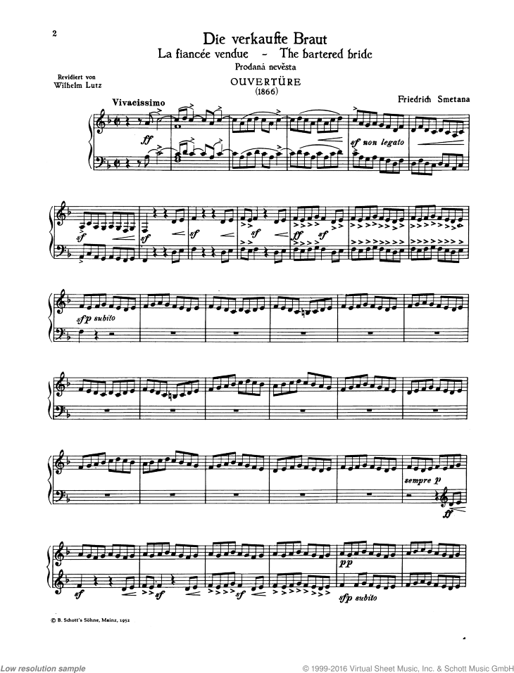 The Bartered Bride, Overture