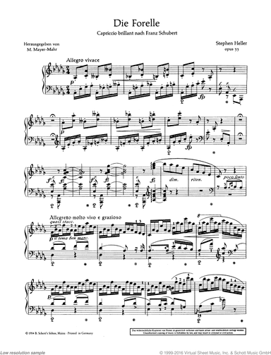 Die Forelle, Op. 33