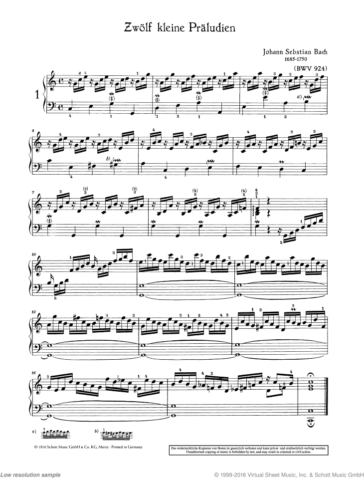 Twelve Short Preludes
