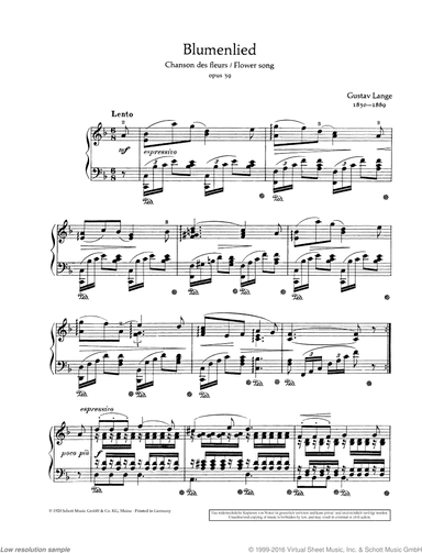 Flower Song, Op. 39